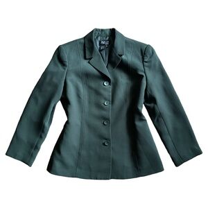 Style & Co Green Lined Blazer Petite Jacket